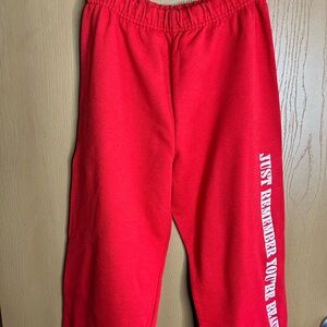 Women’s  Red Sweatpants